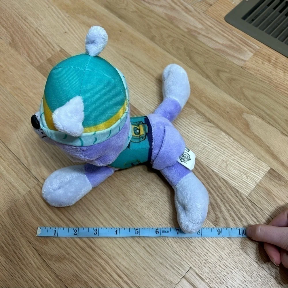 Paw Patrol Everest Plush Stuffed Animal Purple Blue White Kids Toy Dog Puppy